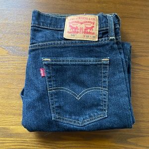 Levi's 541 33x30 Men's Dark Wash Jeans - Brand New